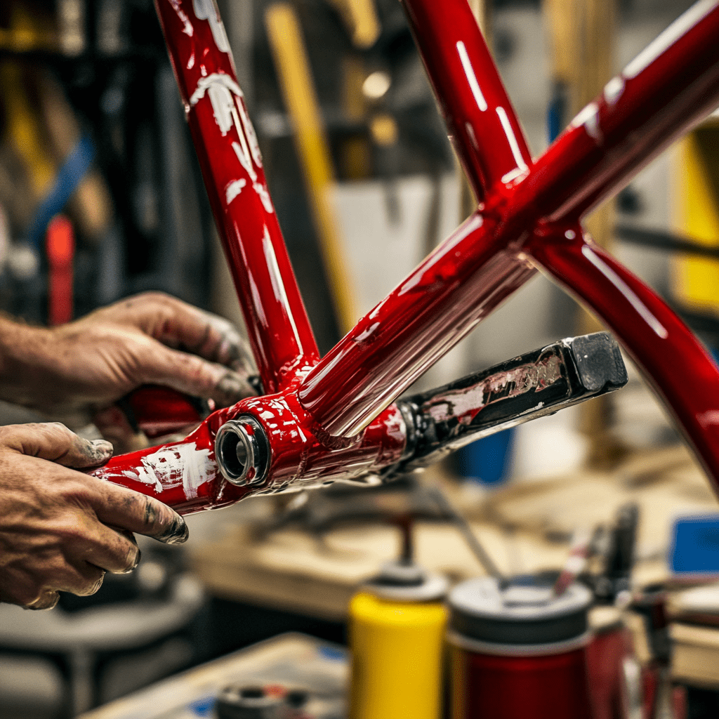 Cómo Pintar una Bicicleta, fahrradlackierung, How to Paint a Bicycle