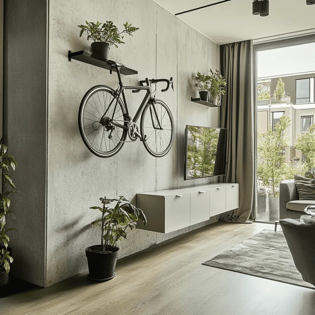 Soporte de Bicicleta, hanging bike rack, Suporte para Bicicleta